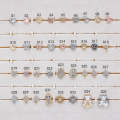 2pcs Watch Silicone Strap Decorative Diamond Buckle Strap Nails, Style: One Diamond Heart