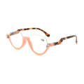 Diamond Studded Cat Eye Presbyopic Glasses Half-frame Fish-filament Glasses Unisex, Degree: +350(...