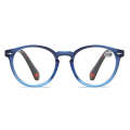 Retro Flexible Durable Portability HD Presbyopic Glasses +350(Graduate Blue)