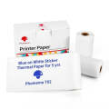 For Phomemo T02 3rolls Bluetooth Printer Thermal Paper Label Paper 50mmx3m 5 Years Blue on White ...