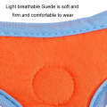 Pet Dog Harness Reflective Anti-break-off Vest-style Leash, Color: Suede Orange(S)