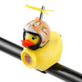 Yellow Duck Bike Bell Handlebar Headlight Car Ornaments Cycling Accessories Helmets Decor(Dog Hel...