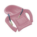2pcs Car Gear Shift Brake Handle Hoodie Decorative Cover(Pink)