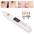 Spot Mole Pen Spot Removal Instrument Home Beauty Instrument, Spec: Charging Model UK Plug(White)