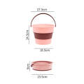 Medium 10L Folding Thickened Portable Plastic Bucket Outdoor Fishing Barrel Car Travel Wash Barre...