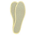 1pairs Bamboo Charcoal Deodorant Comfortable Soft Breathable Insole, Size: 37(Beige)