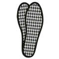 1pairs Bamboo Charcoal Deodorant Comfortable Soft Breathable Insole, Size: 41(Plaid)