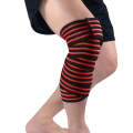 Elastic Squat Knee Strap Strength Training Protector Strap(Black Red)