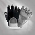 Yoga Sports Gloves Non-slip Shock-absorbing Half-finger Anti-cocoon Gloves, Size: S(Dark Night Bl...