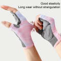 Yoga Sports Gloves Non-slip Shock-absorbing Half-finger Anti-cocoon Gloves, Size: S(Dark Night Bl...