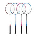 CROSSWAY 2pcs/set Adult Beginner Badminton Racket Sporting Goods, Color: CW418 Rose Red