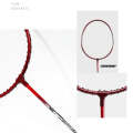 CROSSWAY 2pcs/set Adult Beginner Badminton Racket Sporting Goods, Color: AS01 Blue White Upgrade