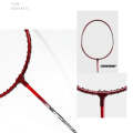 CROSSWAY 2pcs/set Adult Beginner Badminton Racket Sporting Goods, Color: CW418 Rose Red