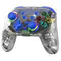 For PS3 / PS4 Dual Vibration Wireless Gamepad With RGB Lights(Blue)