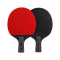 4 Star Table Tennis Racquet with 3 Balls & Bag Set, Style: Long Handle