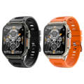 A70 1.96 Inch Health Monitoring Multifunctional IP68 Waterproof Bluetooth Call Smart Watch(Orange)