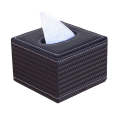 Wheat Pattern Hotel Restaurant Leather Square Paper Box Car Tissue Box