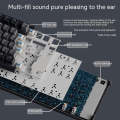 LANGTU LT104 Mechanical Keyboard Backlight Display Flexible DIY Keyboard, Style: Wireless Tri-mod...