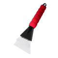 Car De-icer Shovel Multifunctional Frost Scraping Snow Sweeping Brush(Red)