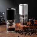 Coffee Electric Grinder Magnetic Snap-on Stainless Steel Blades Kitchen Gadgets(Black)