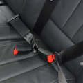 One Support and Two Extension Belt Car Rear Two-seat Seat Safety Belt Connector(Welding Model)