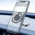 Dashboard Magnetic Navigation Foldable Universal Car Phone Holder(Silver)