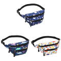 5.1 Inch Cartoon Pattern Chest Bag Children Outdoor Sports Waist Bag(N0305S)