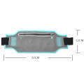 Ultra-Thin Outdoor Waterproof Waist Pack Lightweight Storage Sports Belt(Light Green)