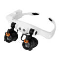Headband Magnifying Glasses with Cold and Warm Light Source Interchangeable Combine 21 Different ...