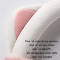 38cm Winter Plush Warm Car Cute Steering Wheel Cover, Color: Girl Pink D Type