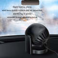 12V Winter Car-mounted Fast-heating Air Heater Window Glass Defogging Heater(Black)