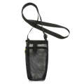 Mesh Fabric Diagonal Outdoor Water Bottle Bag Universal Children Thermos Cup Cover(Black)