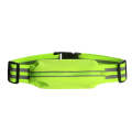 Women Men Running Bag Adjustable Reflective Waist Pouch Pack, Spec: Only Belt(Fluorescent Green)