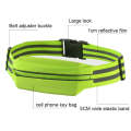 Women Men Running Bag Adjustable Reflective Waist Pouch Pack, Spec: Only Belt(Fluorescent Green)