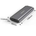 Blueendless 2810 General Dual Protocol Wiring 2-in-1 M.2 Mobile Hard Disk Case SSD External Solid...