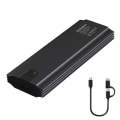 Blueendless 2810 Single NVME Protocol Wiring 2-in-1 M.2 Mobile Hard Disk Case SSD External Solid ...