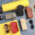 Car Glasses Clip Sun Visor Installation Sundry Storage Bag, Color: Beige