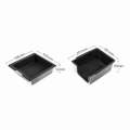 For Tesla Model 3 / Y Silicone Double Layer Storage Small Ice Box, Style: Center Front No Separat...