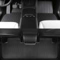 6pcs /Set For Tesla Model Y Double Layer TPE Injection Car Foot Mats Interior Accessories