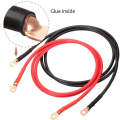 8AWG 3/8" Stud Ring Terminal Solder Cable Bare Copper Hole with Heat Shrink(Single)
