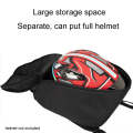 SOMAN Cycling Backpack Waterproof Motorcycle Helmet Bag(Black)