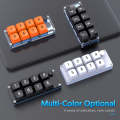 MKESPN Shortcut Macro Defined Wired Samll Keypad Single Handed Gaming Keyboard(Black)