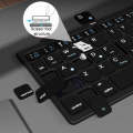 Leather Wireless Bluetooth Keyboard With Touch-Pad Multi-System External Portable Universal Keypad