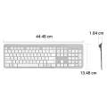 B035 2.4G Wireless Keyboard Scissor Foot Construction Silent Office Laptop External Keyboard, Col...