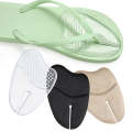 Flip-flop Foot Pads Sandals Invisible Non-slip Shock-absorbing Foot Pads, Color: Black