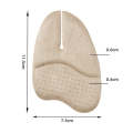 Flip-flop Foot Pads Sandals Invisible Non-slip Shock-absorbing Foot Pads, Color: Transparent