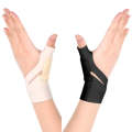 Tendon Sheath Wrist Joint Sprain Fixation Rehabilitation Protective Cover, Color: Left Hand Black(M)