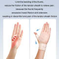Tendon Sheath Wrist Joint Sprain Fixation Rehabilitation Protective Cover, Color: Left Hand Black(M)