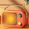 1200W Electric Heater Winter Hand Warmer with Screen Display,EU Plug(Orange)