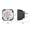 BSIDE AST01 Plug Power Tester Electrical Socket Detector UK Plug